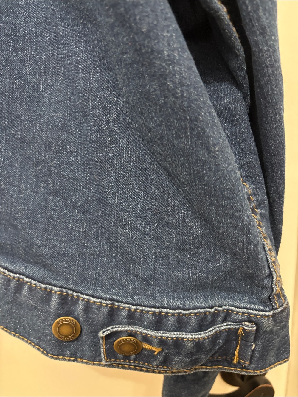 NWOT Woman Within Dark Blue Denim Jacket with Button Front 4X - Picture 5 of 14